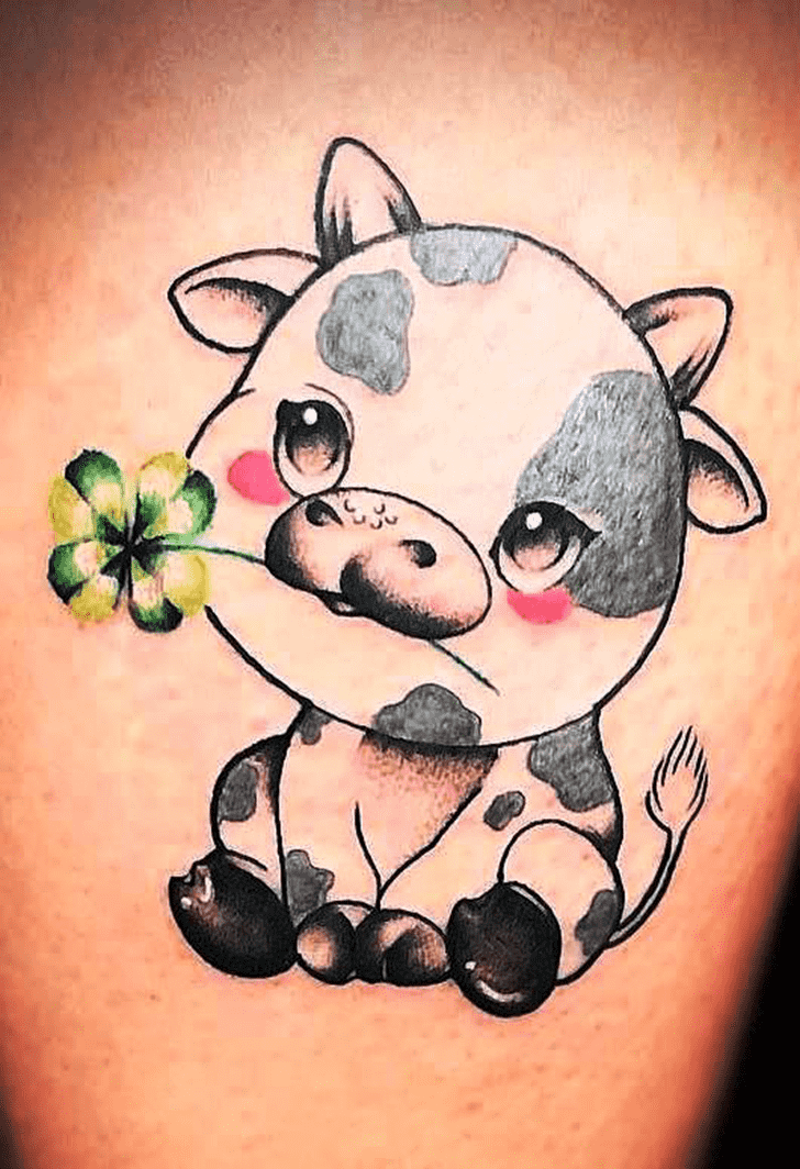 Cow Tattoo Figure