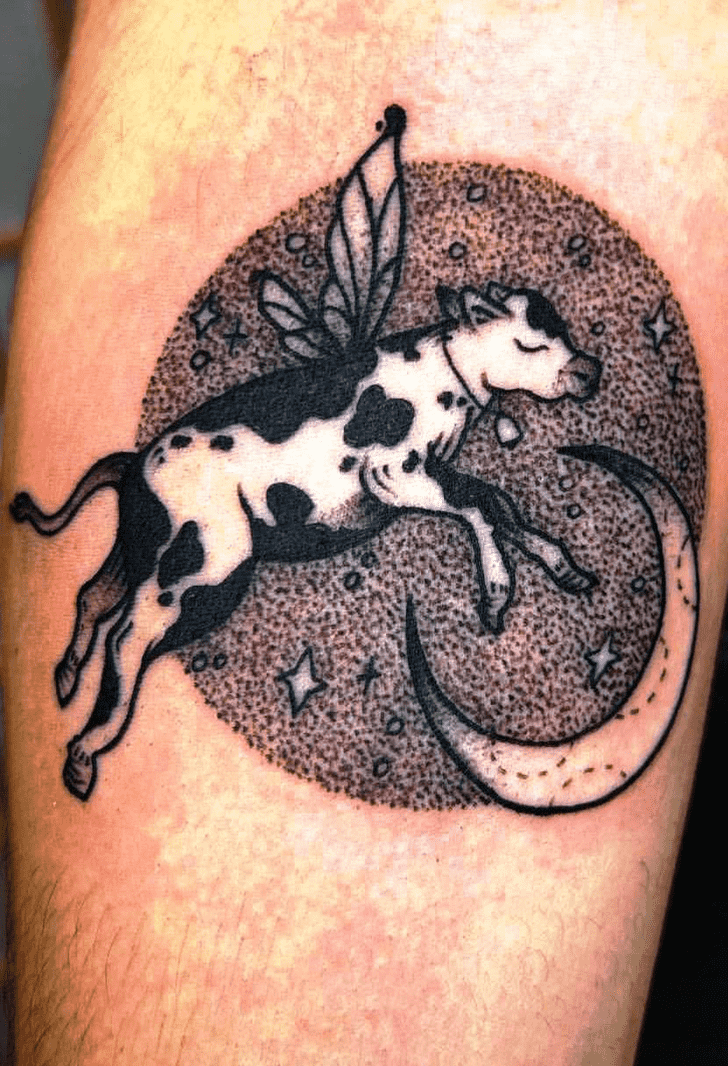 Cow Tattoo Photograph