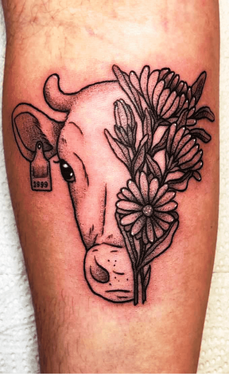 Cow Tattoo Ink