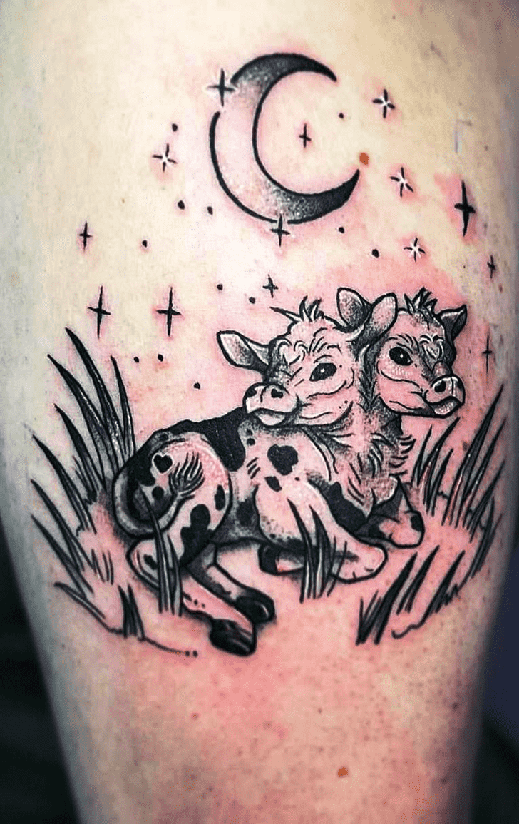 Cow Tattoo Photo