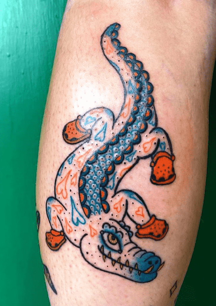 Crocodile Tattoo Photo