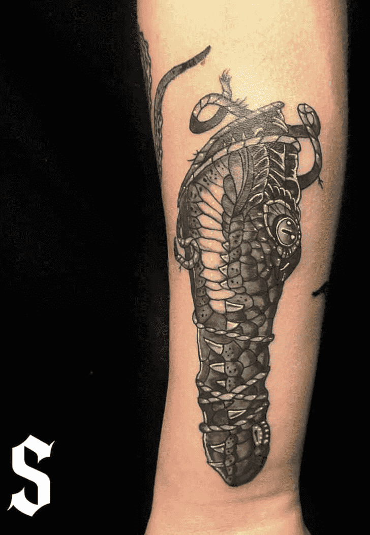 Crocodile Tattoo Shot