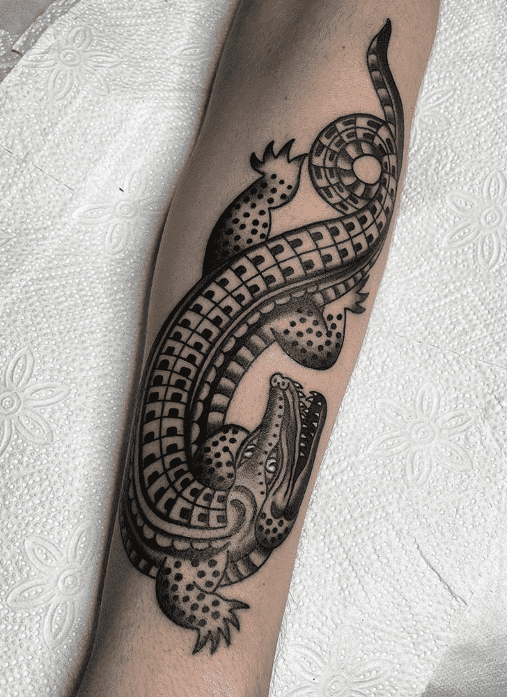 Crocodile Tattoo Photograph