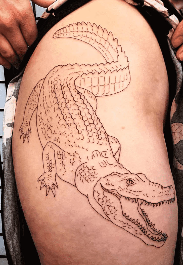 Crocodile Tattoo Snapshot