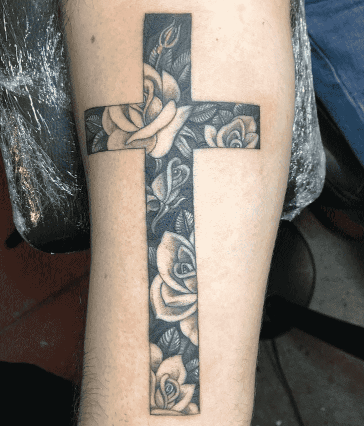 Cross Tattoo Design Image