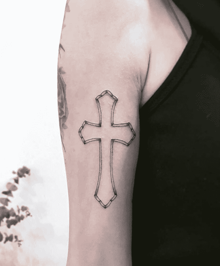 Cross Tattoo Figure