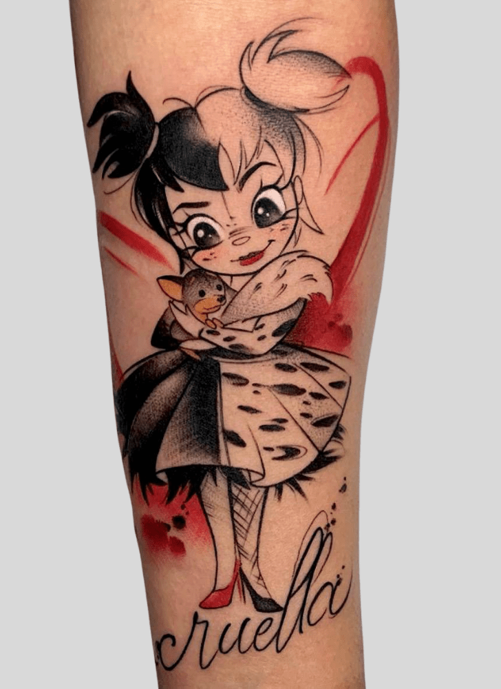 Cruella Tattoo Photograph