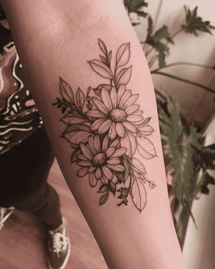 Daisy Tattoo Photos