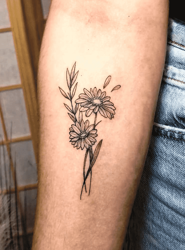 Daisy Tattoo Portrait