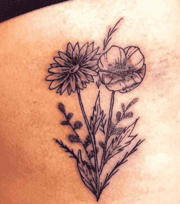 Daisy Tattoo Photos