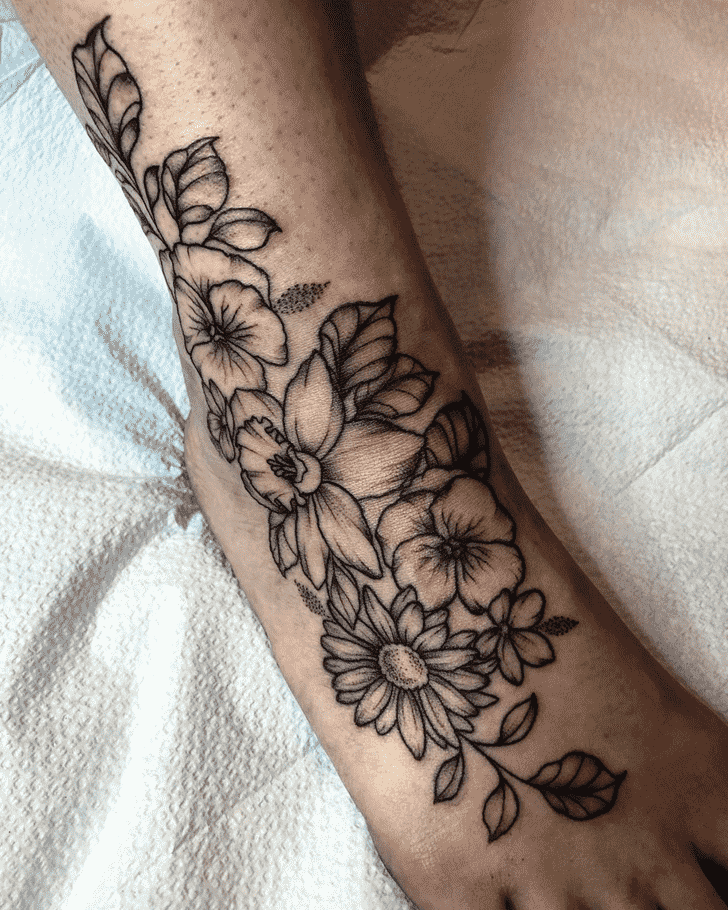 Daisy Tattoo Photo