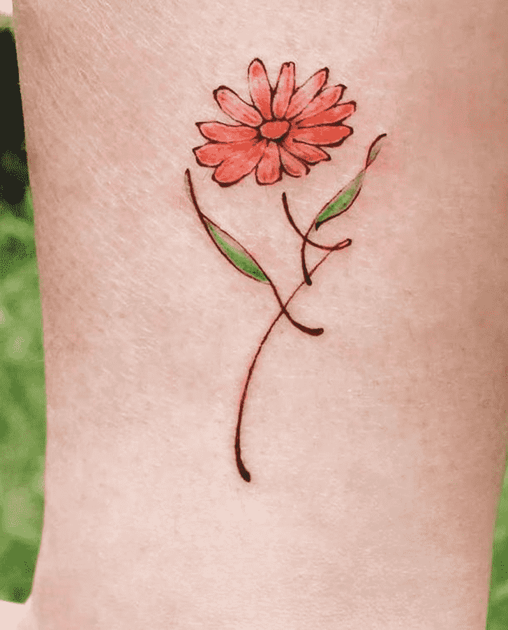 Daisy Tattoo Photograph