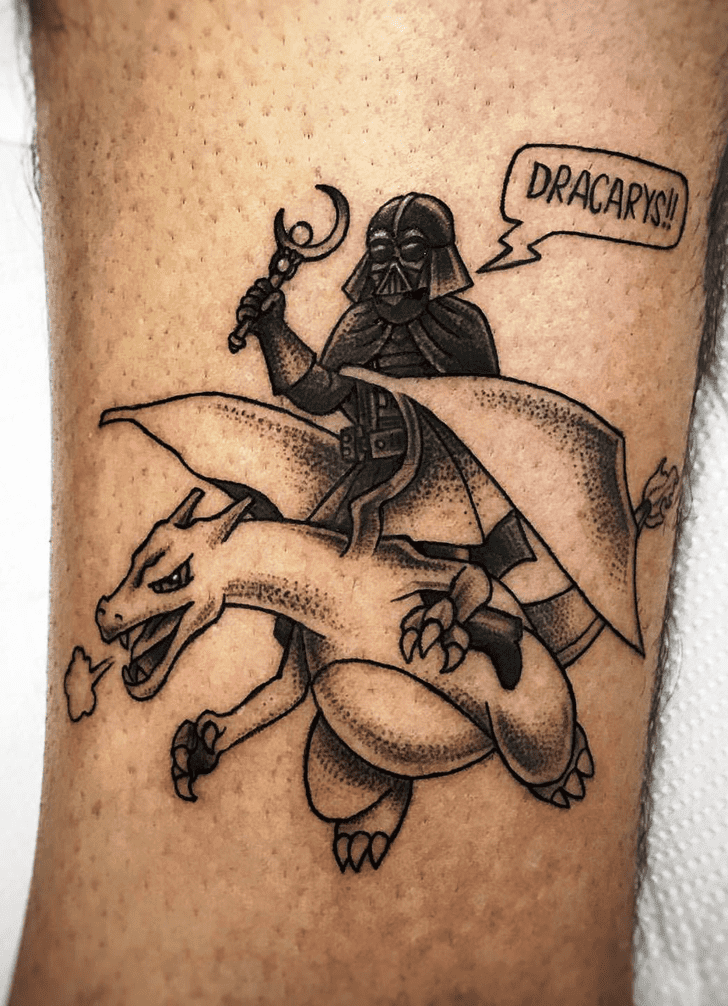 Darth Vader Tattoo Shot