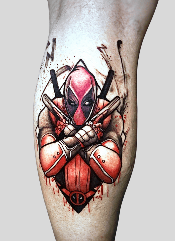 Deadpool Tattoo Photograph