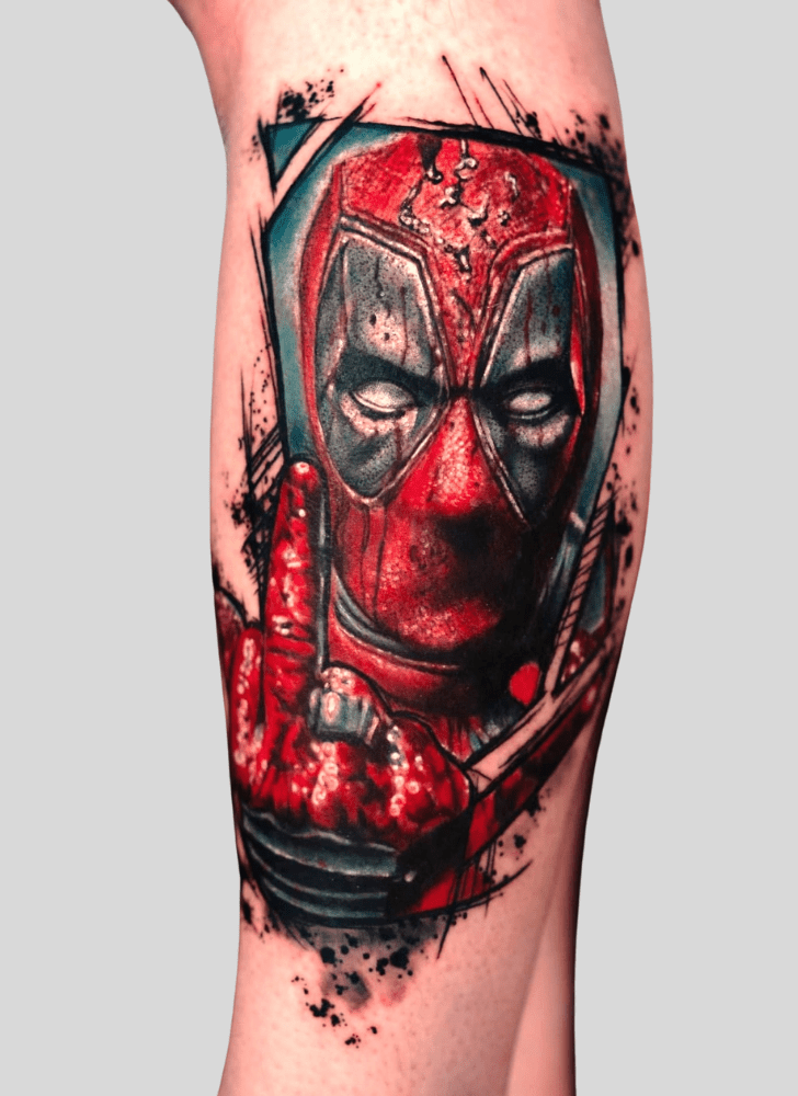 Deadpool Tattoo Portrait