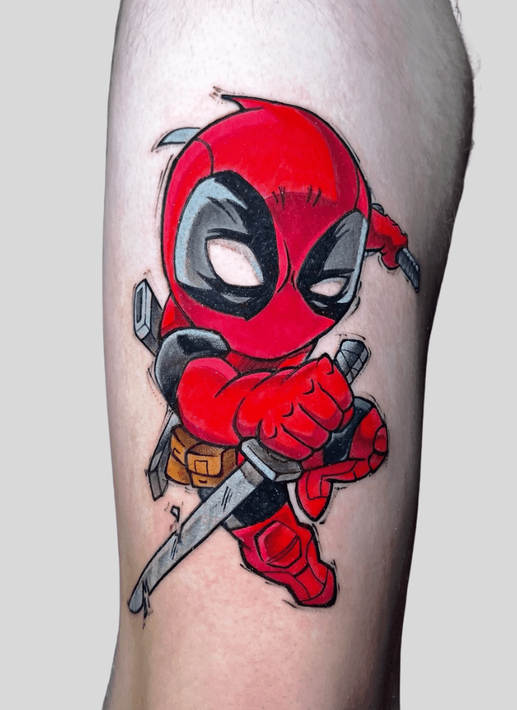 Deadpool Tattoo Shot