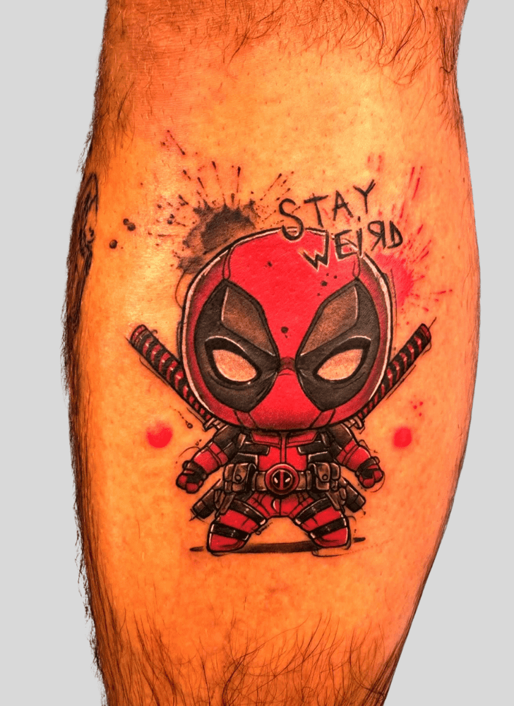 Deadpool Tattoo Photograph