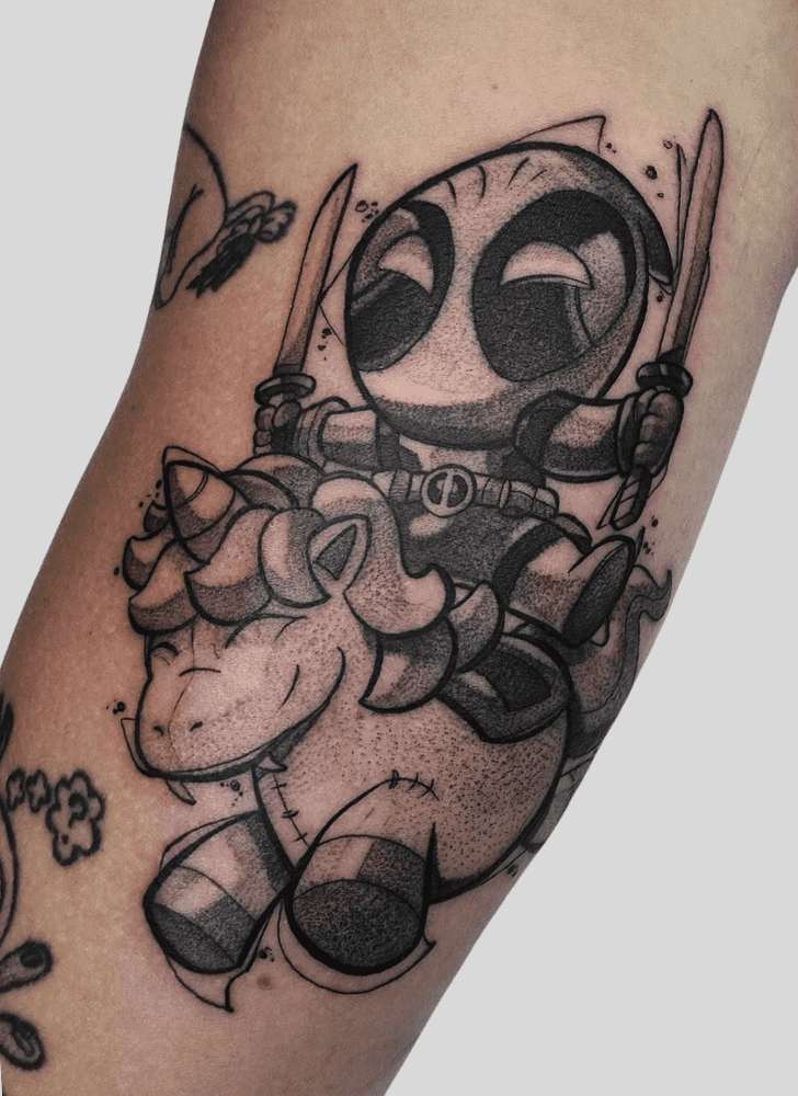 Deadpool Tattoo Photograph