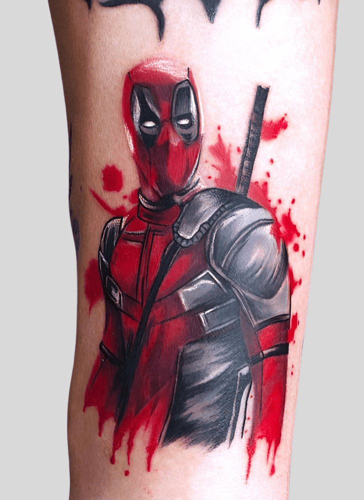 Deadpool Tattoo Photograph