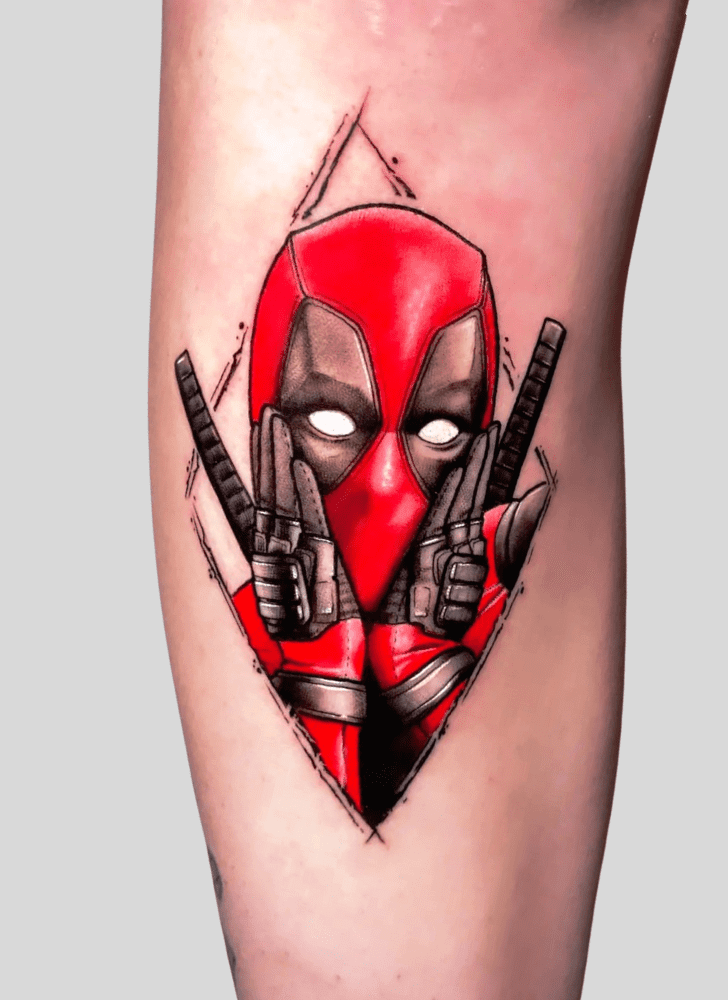 Deadpool Tattoo Shot