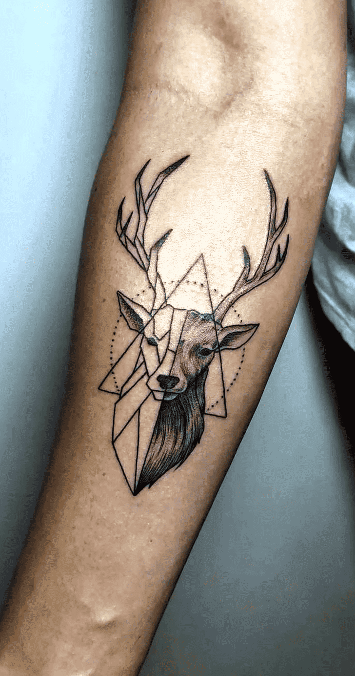 Deer Tattoo Shot