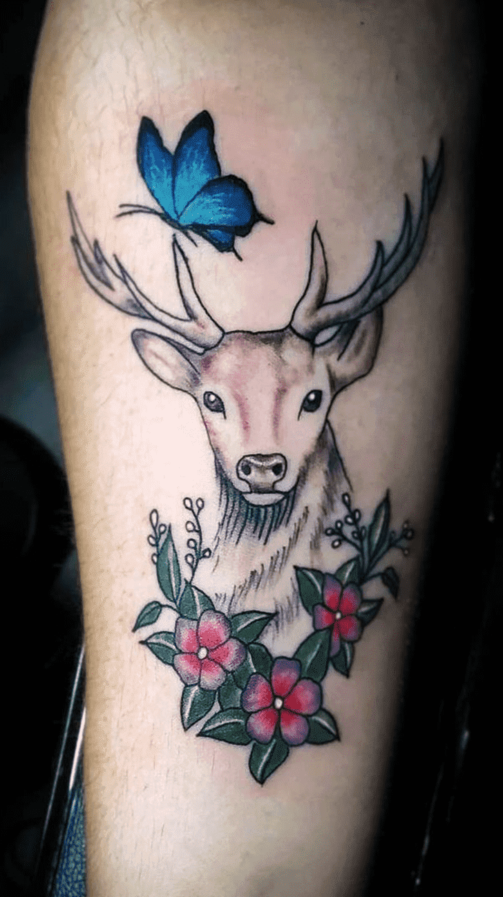 Deer Tattoo Photograph