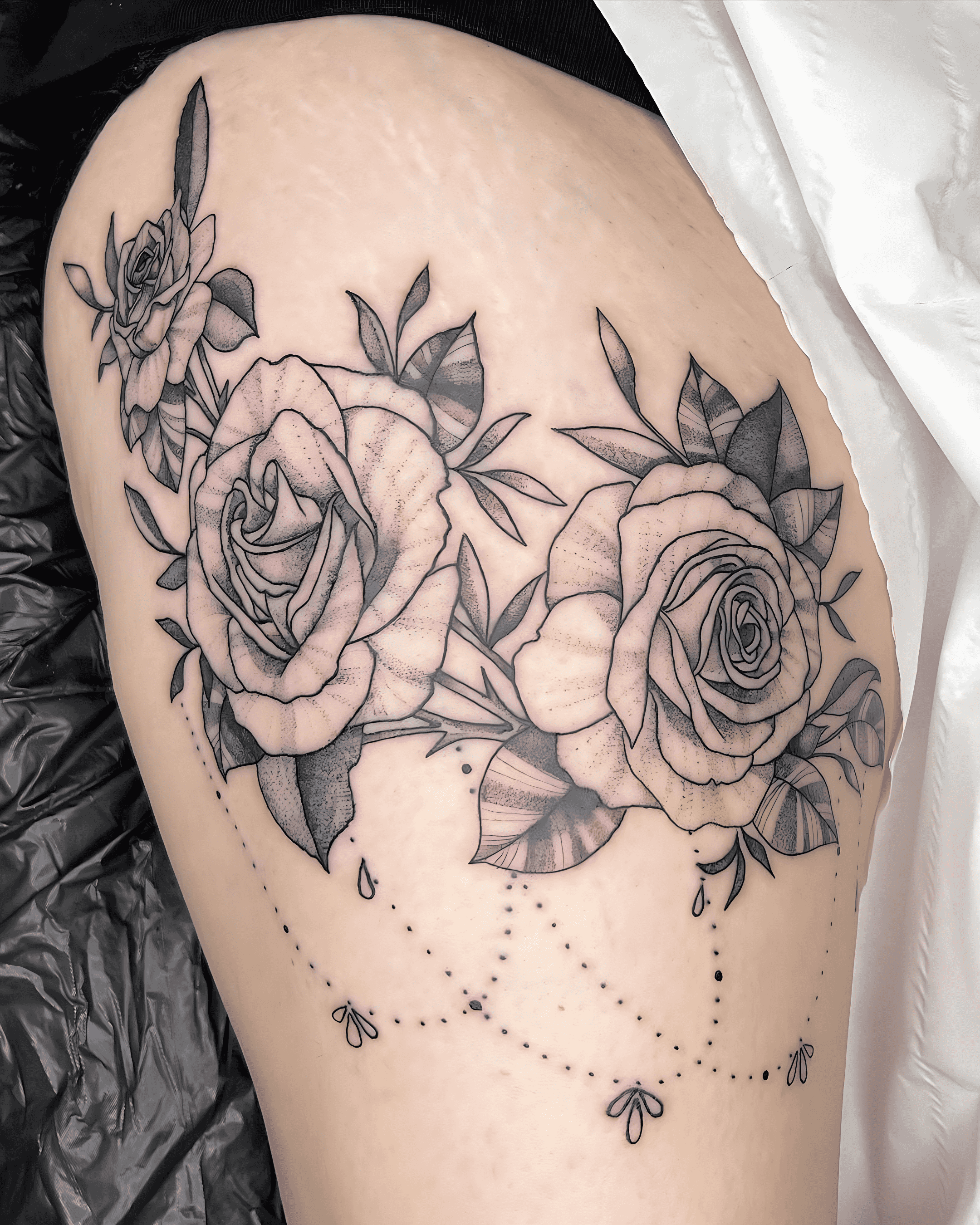 Delicate Flower Tattoo Ink