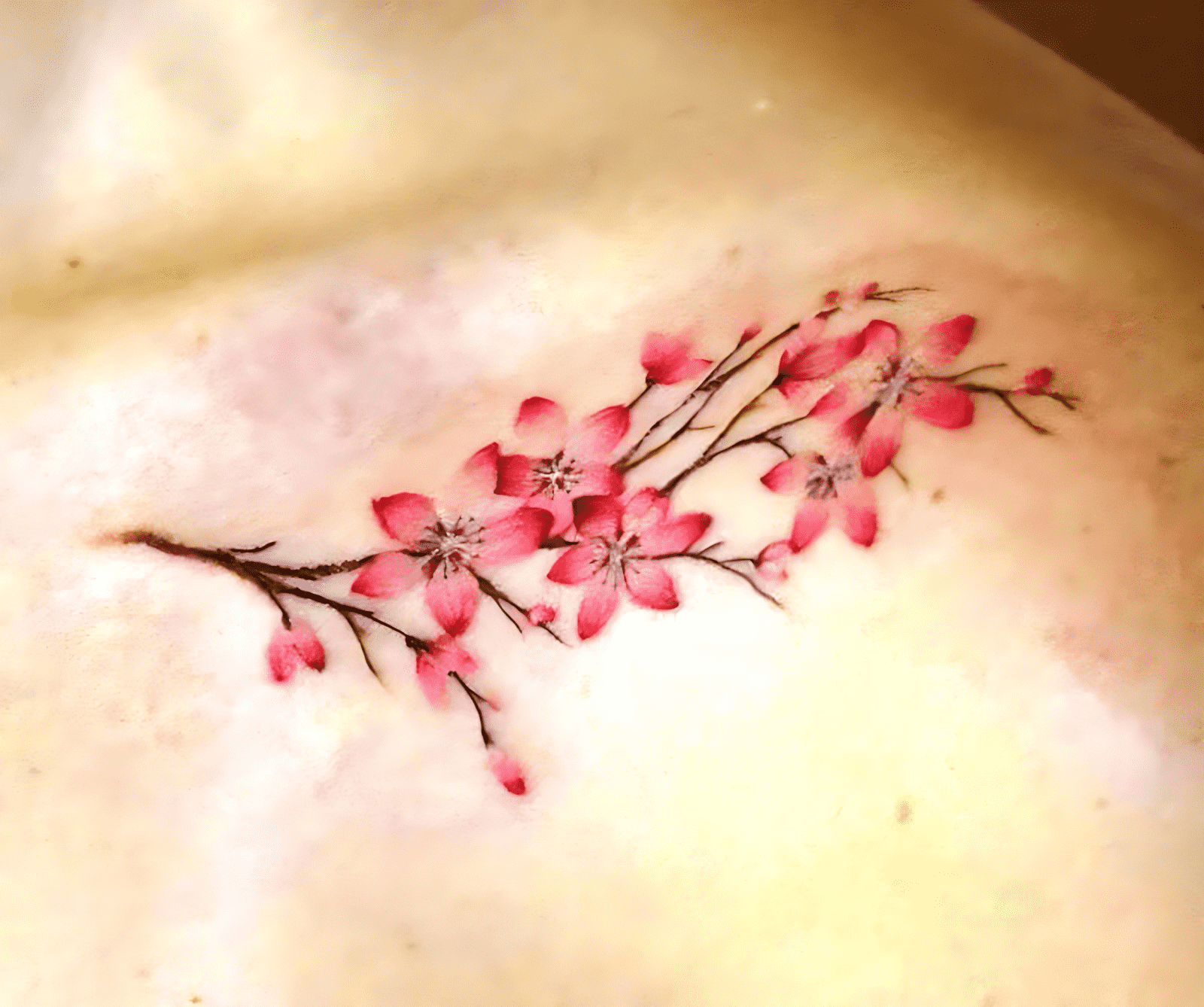 Delicate Flower Tattoo Shot