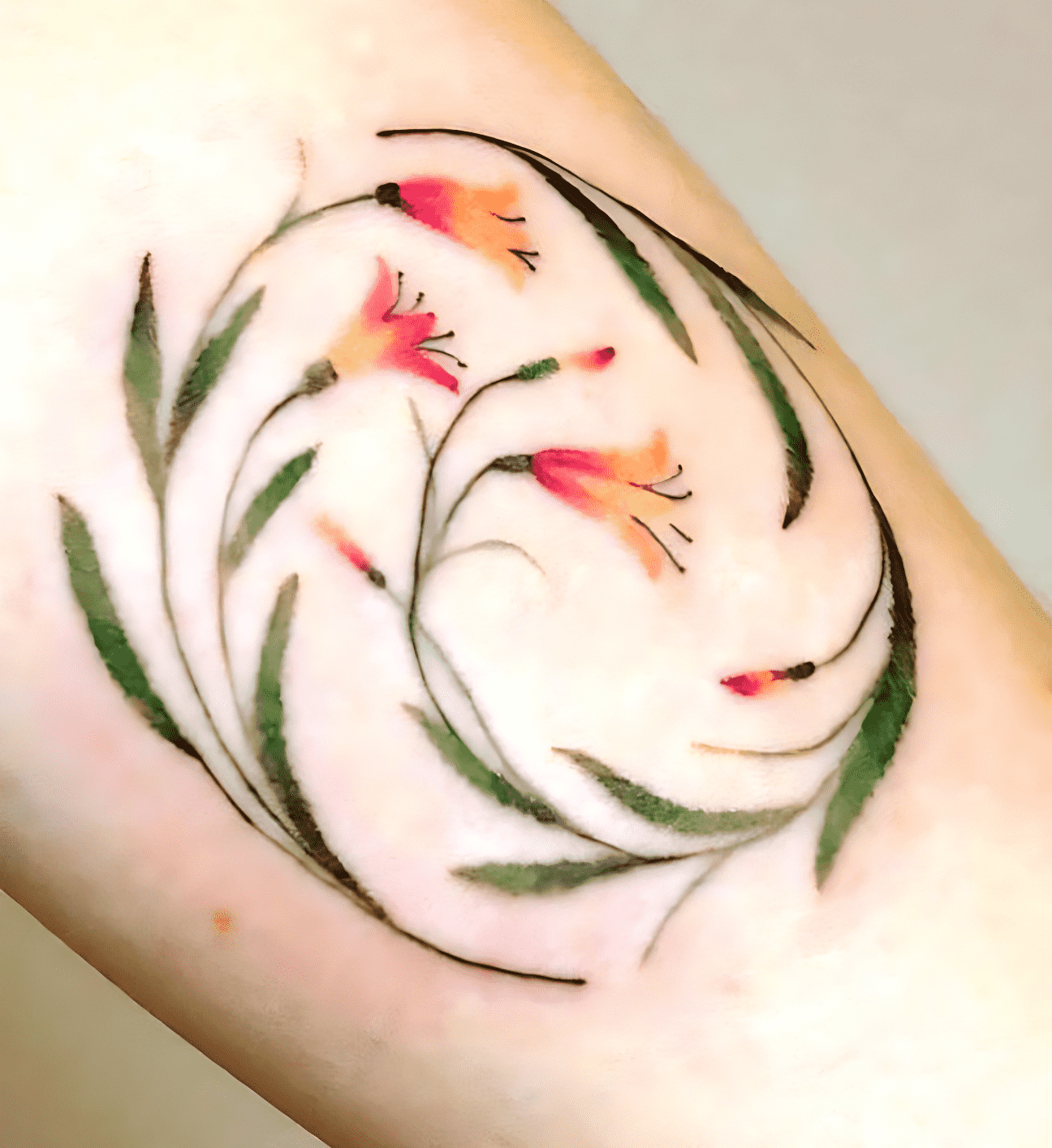 Delicate Flower Tattoo Snapshot