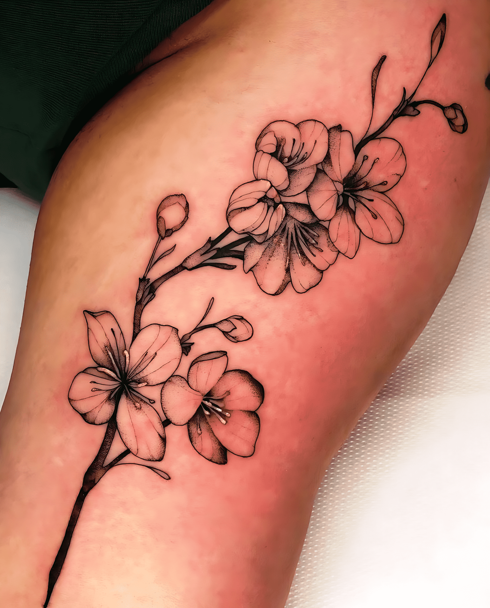 Delicate Flower Tattoo Design Image