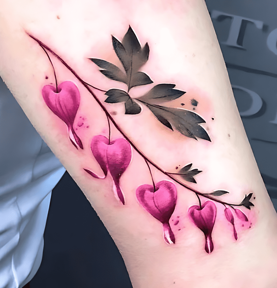 Delicate Flower Tattoo Shot