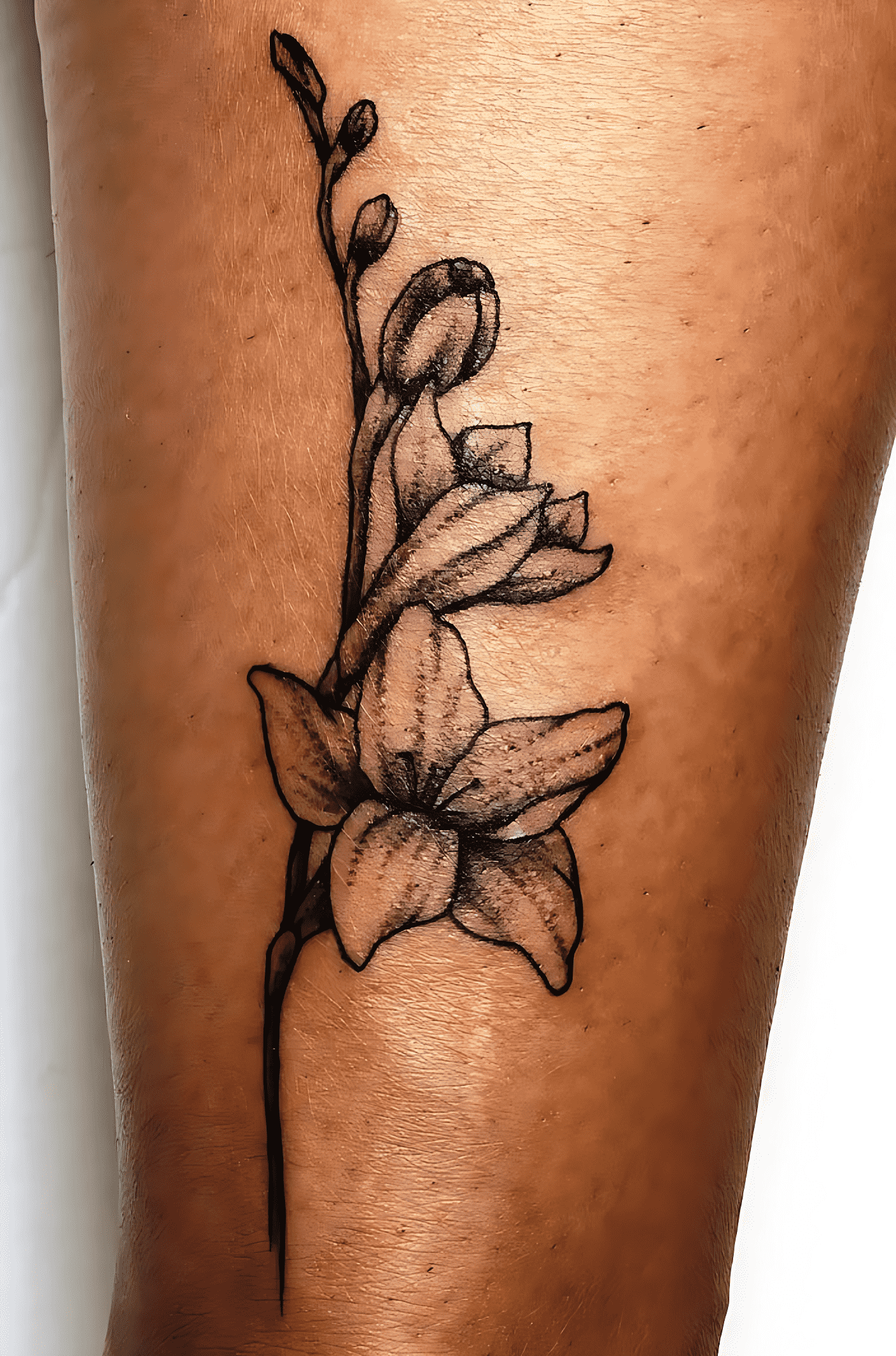 Delicate Flower Tattoo Snapshot