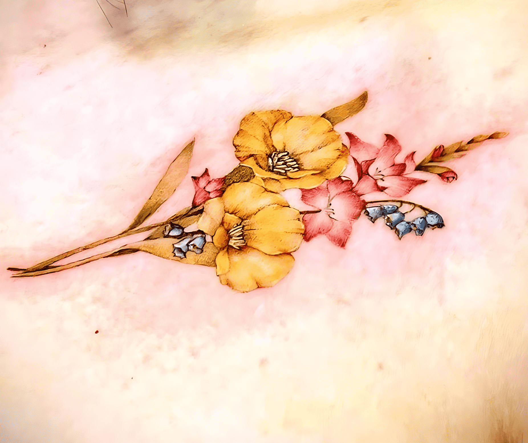 Delicate Flower Tattoo Snapshot