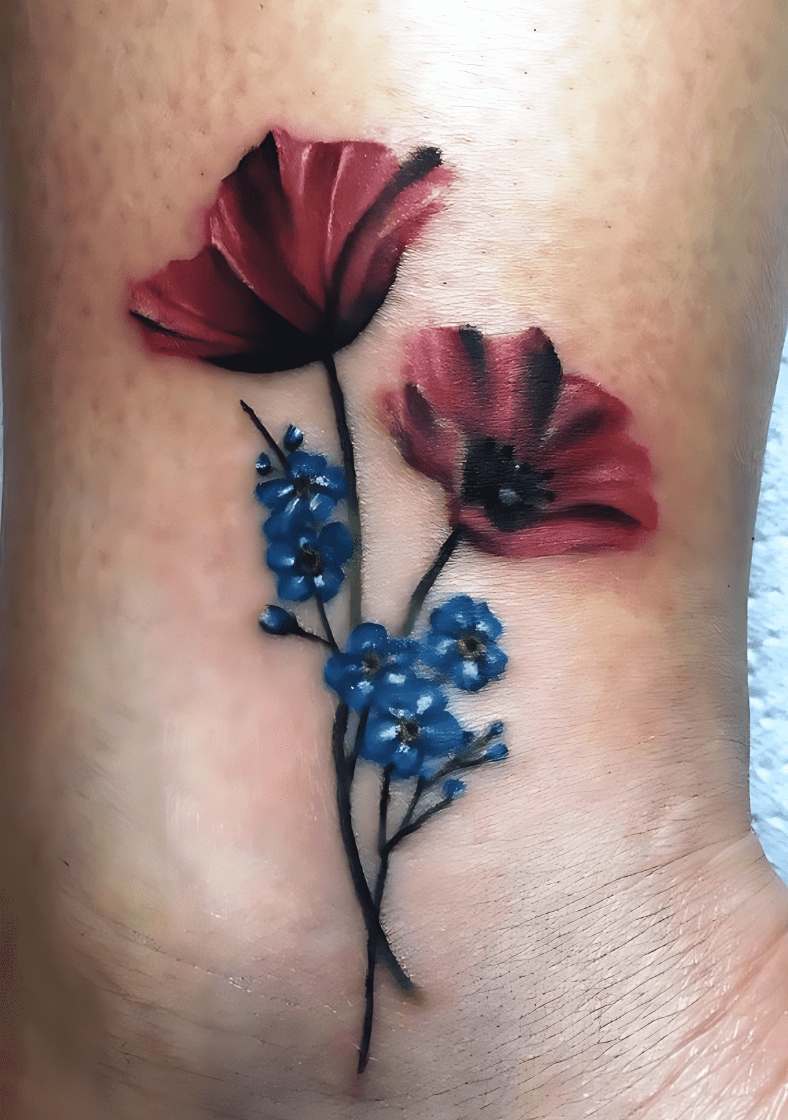 Delicate Flower Tattoo Photograph