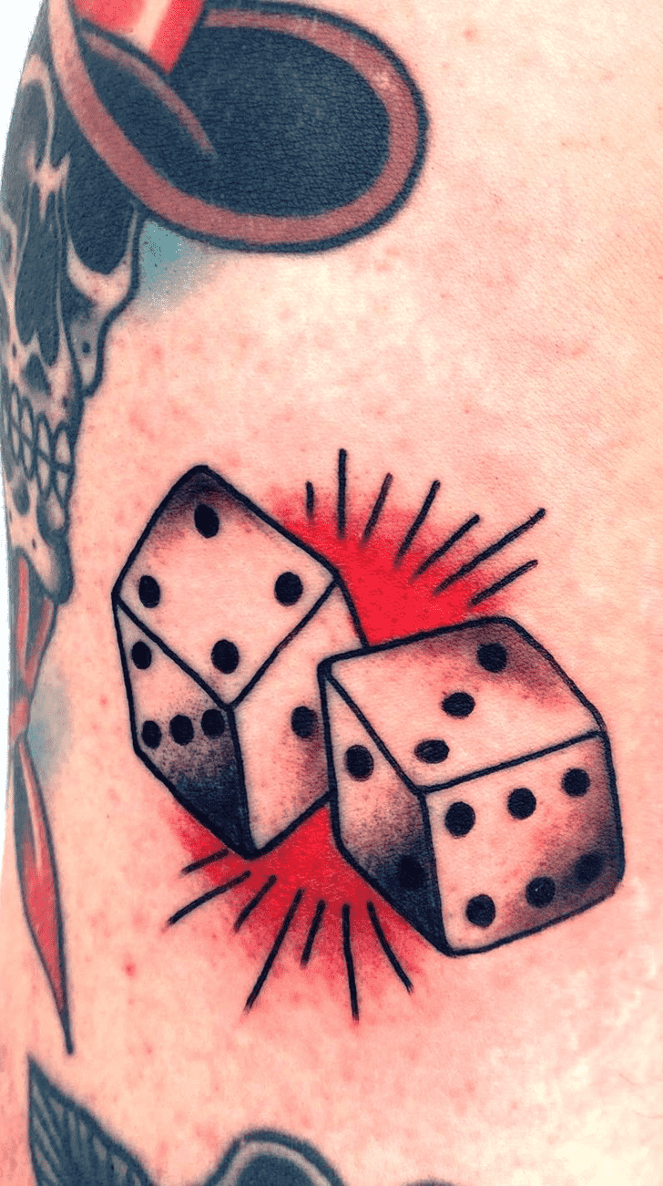 Dice Tattoo Shot