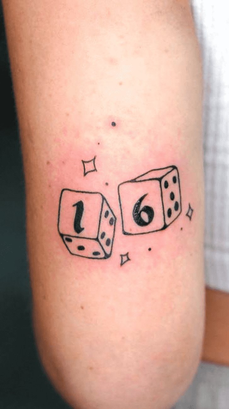 Dice Tattoo Figure