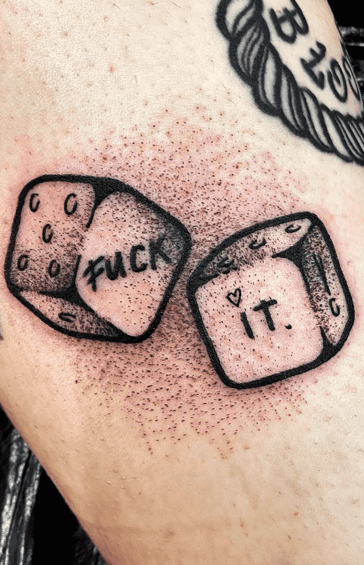 Dice Tattoo Photograph