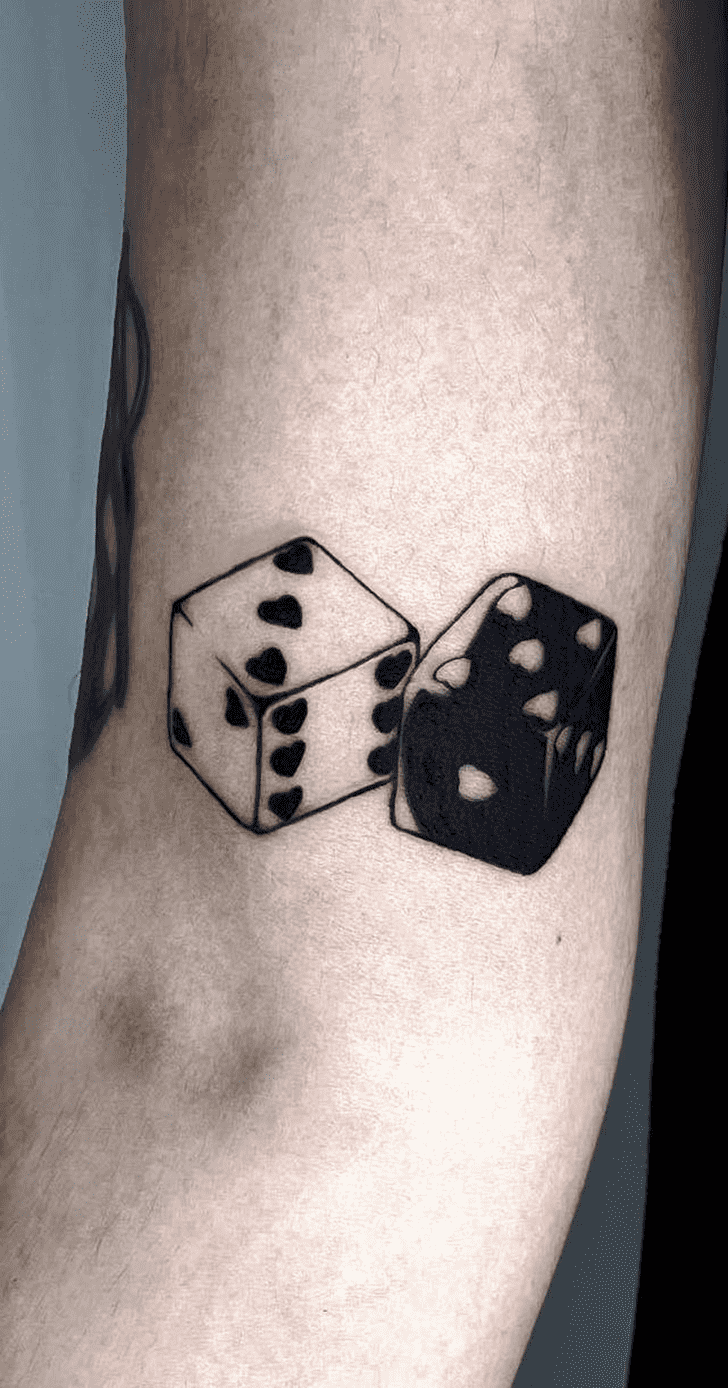 Dice Tattoo Photograph