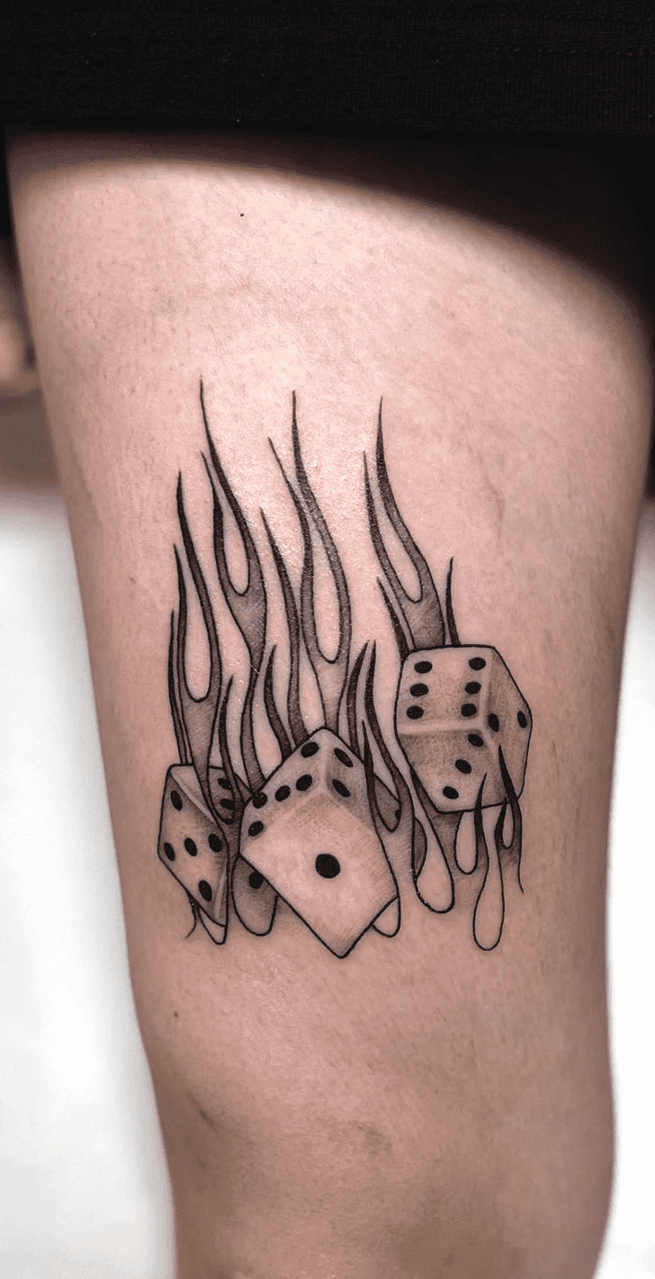 Dice Tattoo Portrait