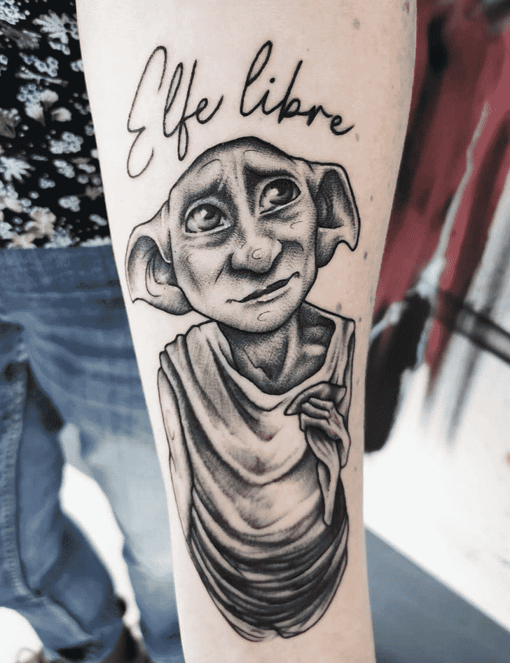 Dobby Tattoo Portrait