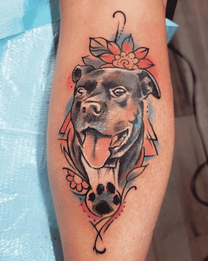 Dog Tattoo Design Image