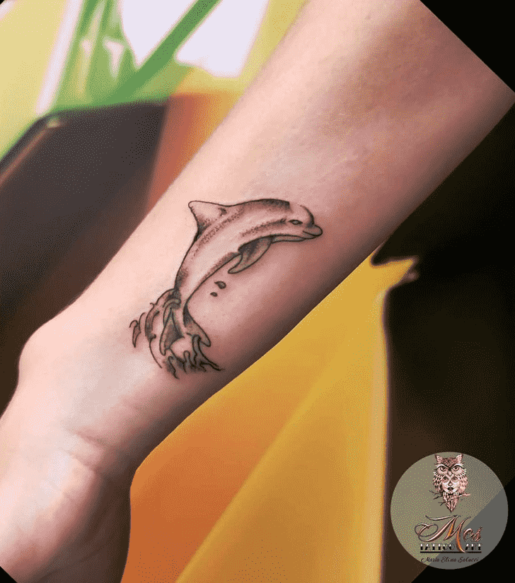 Dolphin Tattoo Portrait