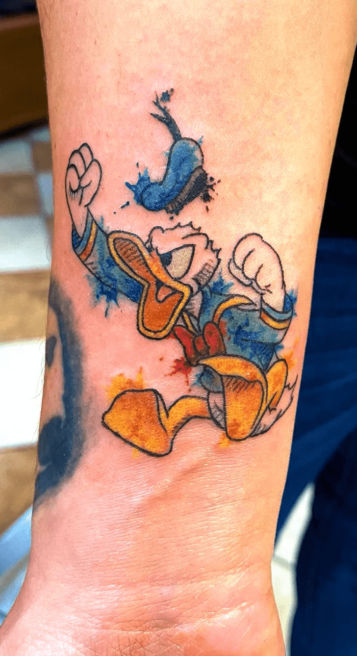 Donald Duck Tattoo Photo