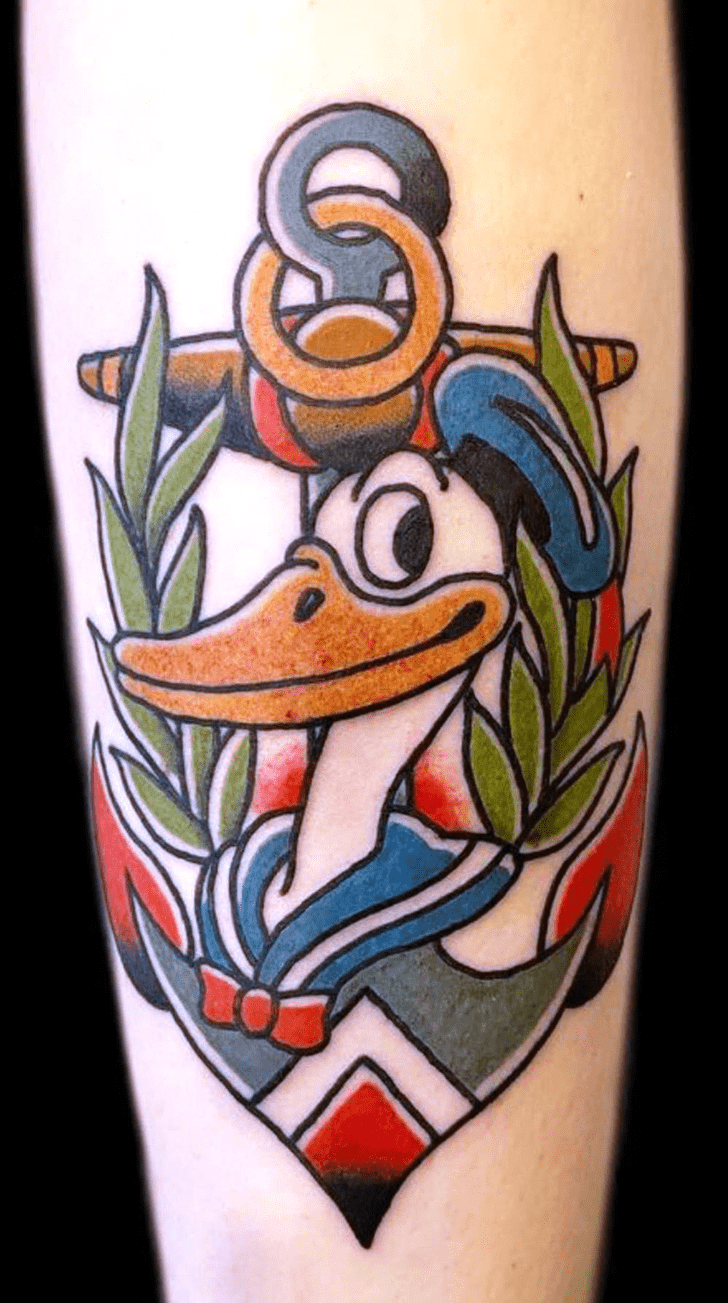 Donald Duck Tattoo Photograph