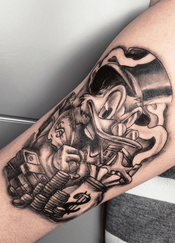 Donald Duck Tattoo Photograph