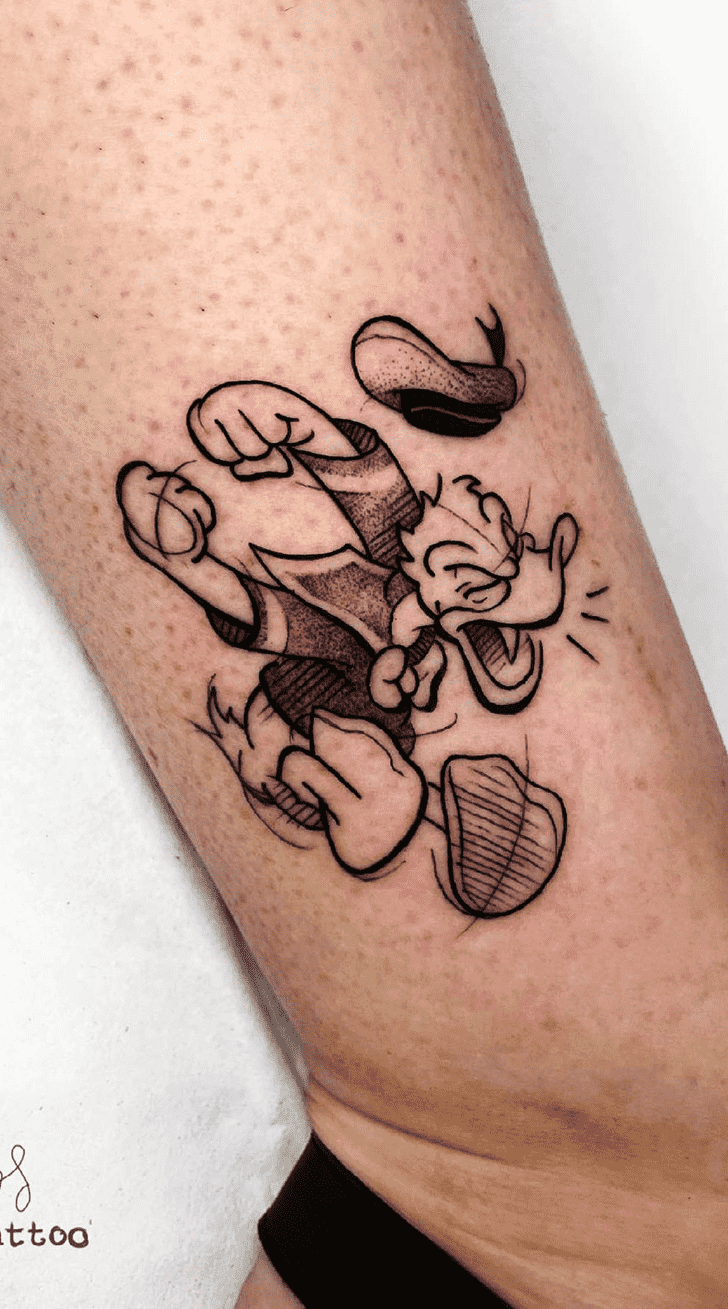 Donald Duck Tattoo Design Image