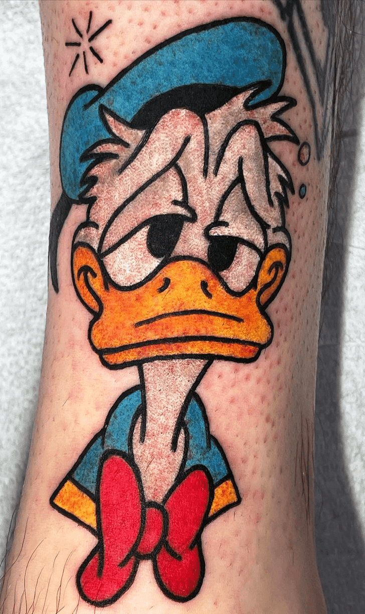 Donald Duck Tattoo Photograph