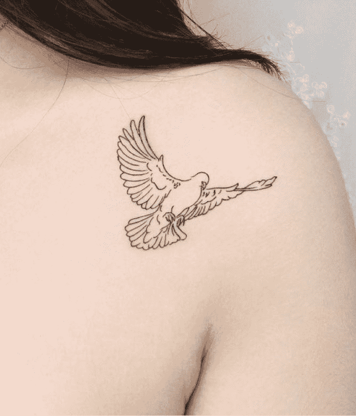 Dove Tattoo Shot