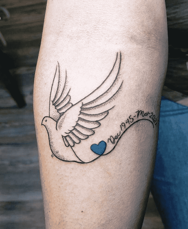 Dove Tattoo Shot