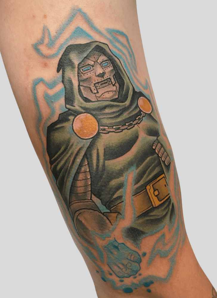 Doctor Doom Tattoo Figure